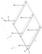 Seismic and vibration damping device for ceilings Representative drawing