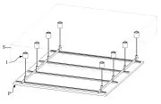 Seismic and vibration damping device for ceilings Representative drawing