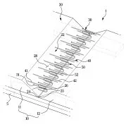 Precast concrete slab structure using connection reinforcement for continuity of precast concrete slab joints Representative drawing