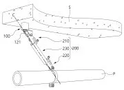 Ceiling seismic and vibration control device with integrated bracing Representative drawing