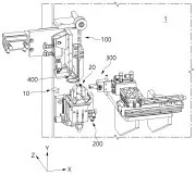 Apparatus and method for taping battery electrode tabs Representative drawing