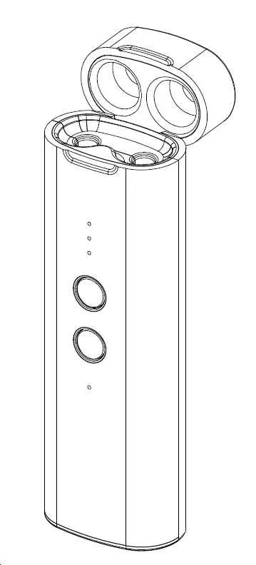 Cover for heated eyelash curler Representative drawing