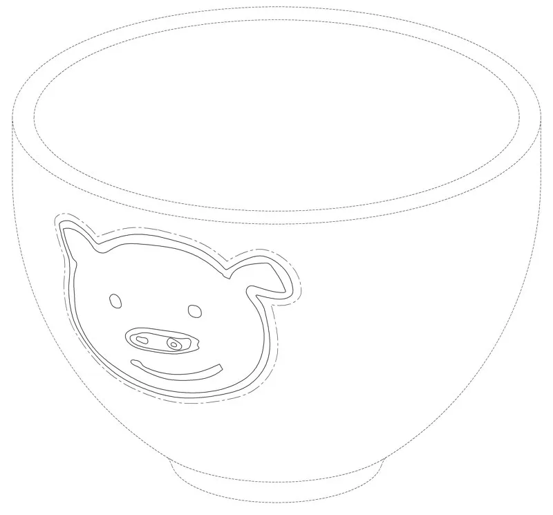 Bowl Representative drawing