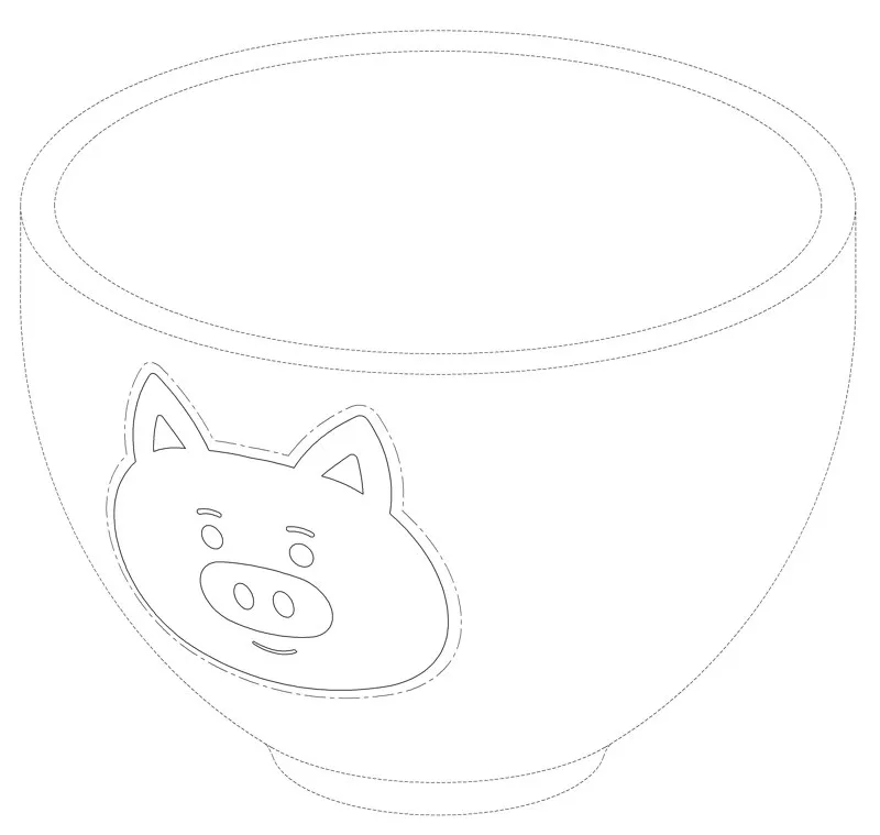 Bowl Representative drawing