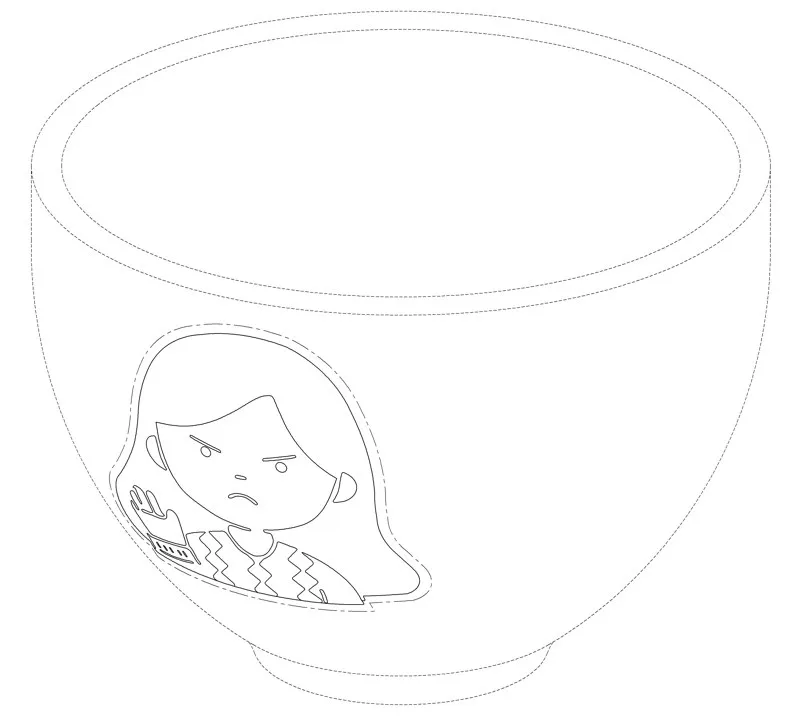 Bowl Representative drawing