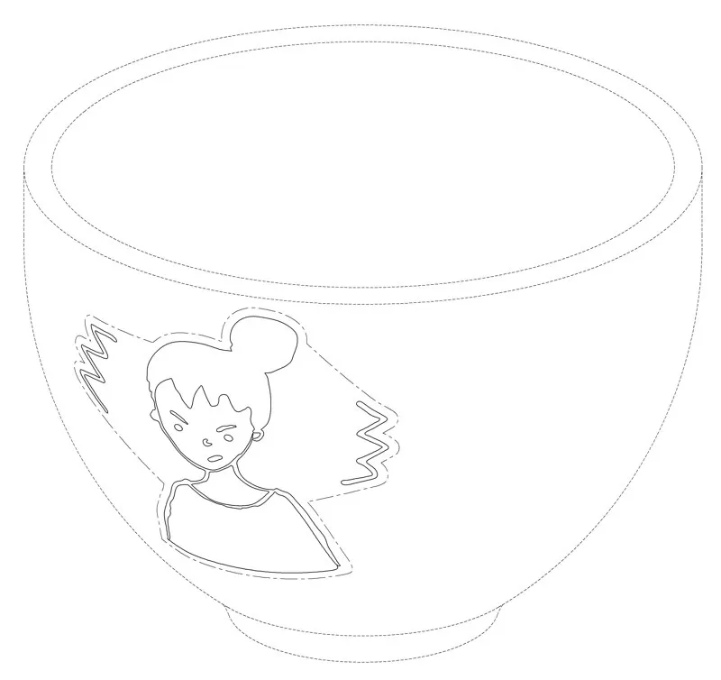 Bowl Representative drawing