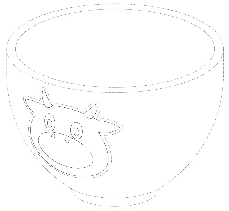 Bowl Representative drawing