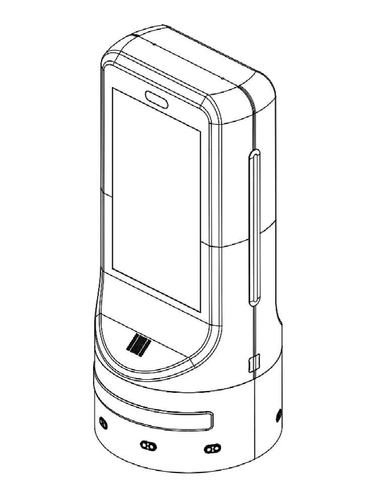 Robot for coding education Representative drawing