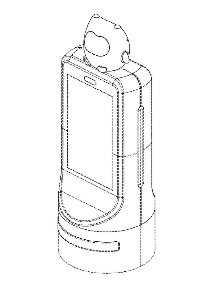 Robot for coding education Representative drawing