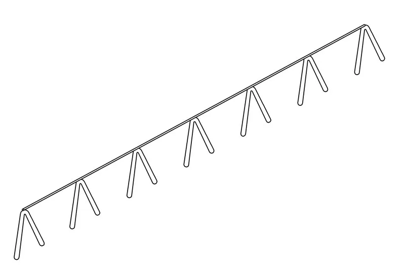 Reinforcing bar for construction Representative drawing