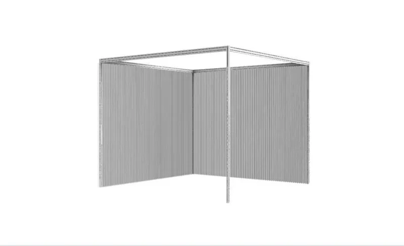 Prefabricated exhibition booth Representative drawing