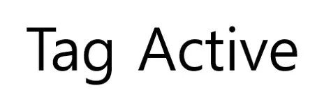 Tag Active Mark