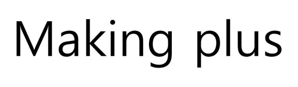 Making plus Mark