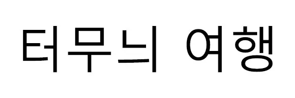 터무늬 여행 Mark